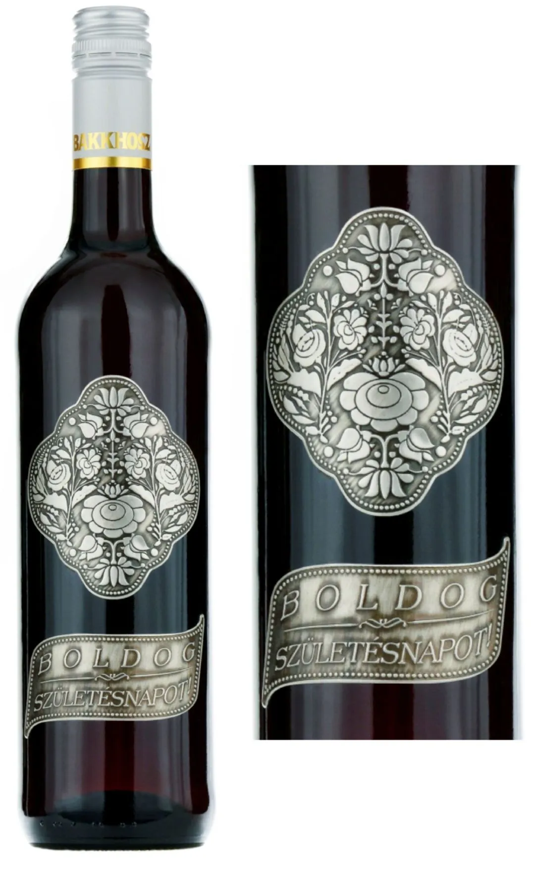 Cabernet Sauvignon "Boldog Születésnapot" fémcímkével