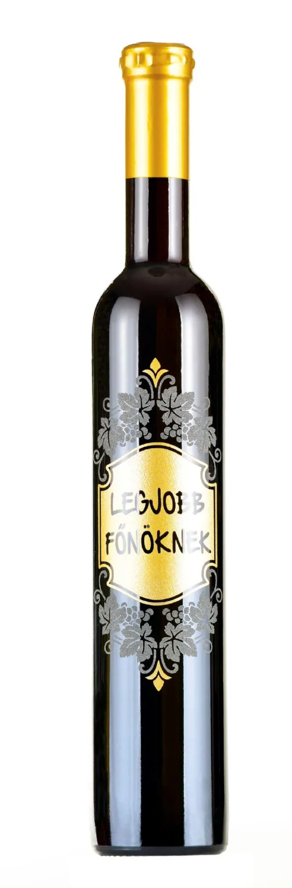 Festett, csiszolt palackok