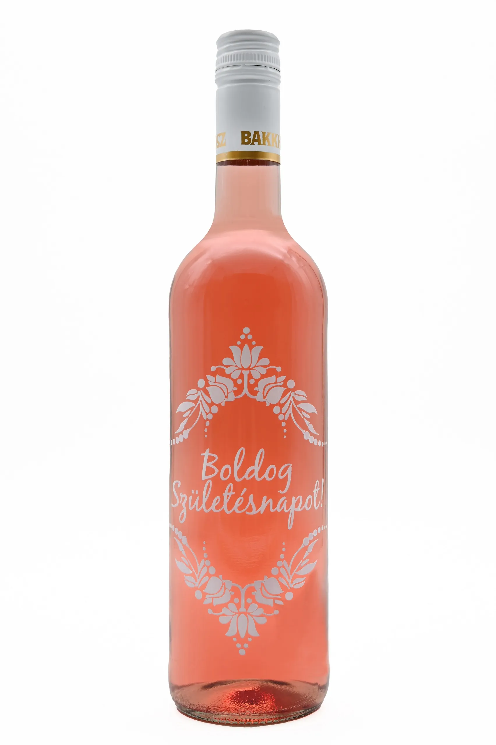 Mátrai Rosé  "Boldog Születésnapot" felirattal
